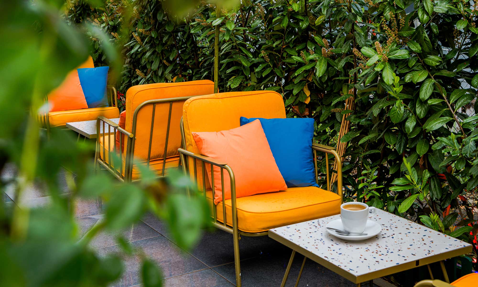 Hotel Bel'vu Cafe außen